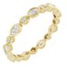 Accented Bezel-Set Eternity Band