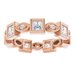 Accented Bezel-Set Eternity Band