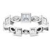 Accented Bezel-Set Eternity Band