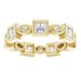 Accented Bezel-Set Eternity Band