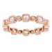 Accented Bezel-Set Eternity Band