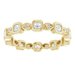 Accented Bezel-Set Eternity Band