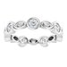 Accented Bezel-Set Eternity Band