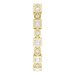 Accented Bezel-Set Eternity Band