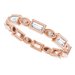 Accented Bezel-Set Eternity Band