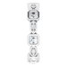 Accented Bezel-Set Eternity Band