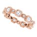 Accented Bezel-Set Eternity Band