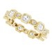 Accented Bezel-Set Eternity Band