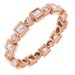 Accented Bezel-Set Eternity Band