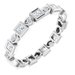 Accented Bezel-Set Eternity Band
