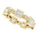 Accented Bezel-Set Eternity Band