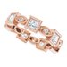 Accented Bezel-Set Eternity Band