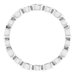 Accented Bezel-Set Eternity Band