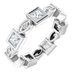 Accented Bezel-Set Eternity Band