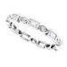 Accented Bezel-Set Eternity Band