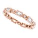 Accented Bezel-Set Eternity Band