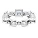 Accented Bezel-Set Eternity Band