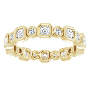 Bezel-Set Eternity Band