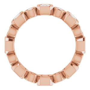 Bezel-Set Eternity Band