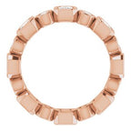 Bezel-Set Eternity Band