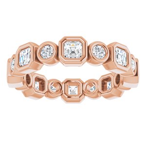 Bezel-Set Eternity Band