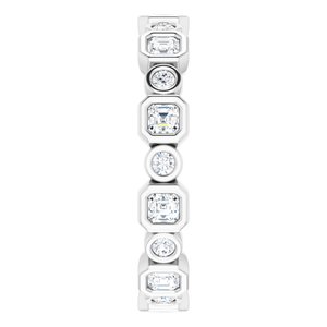 Bezel-Set Eternity Band