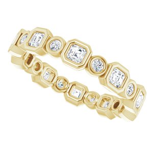 Bezel-Set Eternity Band