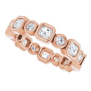 Bezel-Set Eternity Band