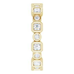 Bezel-Set Eternity Band