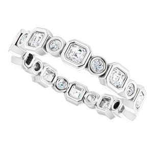 Bezel-Set Eternity Band
