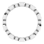 Bezel-Set Eternity Band