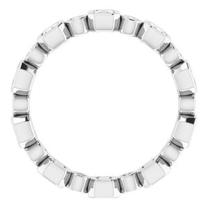 Bezel-Set Eternity Band
