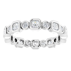 Bezel-Set Eternity Band