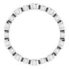Bezel-Set Eternity Band