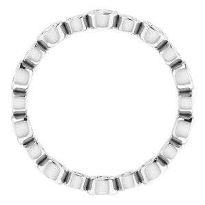 Bezel-Set Eternity Band