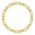 Bezel-Set Eternity Band