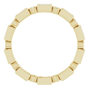Bezel-Set Eternity Band