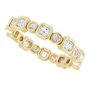 Bezel-Set Eternity Band