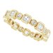 Bezel-Set Eternity Band