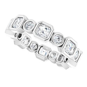 Bezel-Set Eternity Band
