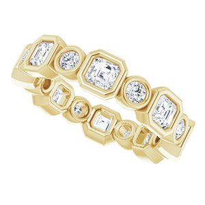 Bezel-Set Eternity Band