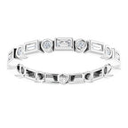 Bezel-Set Eternity Band
