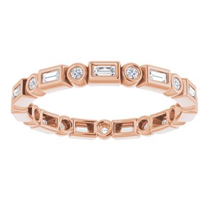 Bezel-Set Eternity Band