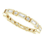 Bezel-Set Eternity Band