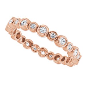 Bezel-Set Eternity Band