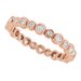 Bezel-Set Eternity Band