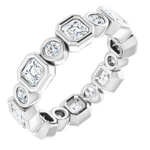 Bezel-Set Eternity Band
