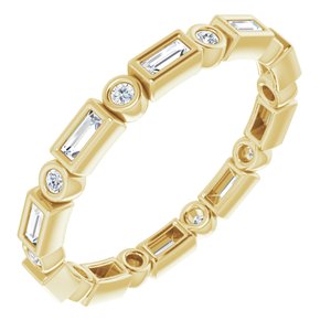 Bezel-Set Eternity Band