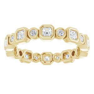 Bezel-Set Eternity Band