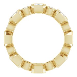 Bezel-Set Eternity Band